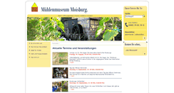 Desktop Screenshot of muehlenmuseum-moisburg.de